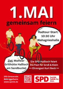 Mehr über den Artikel erfahren 1. Mai Rad-Tour